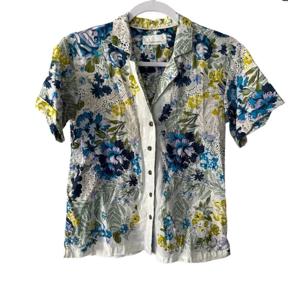 Anthropologie Women's Printed Surf Shirt - Picture 3 of 9